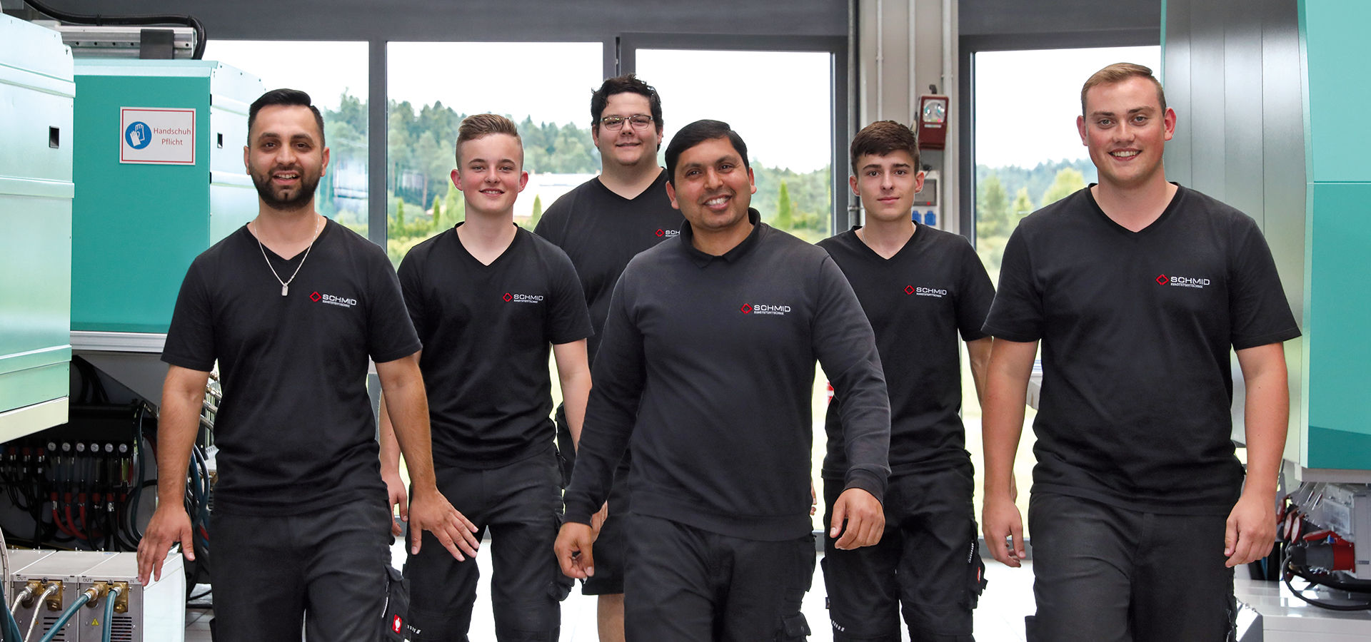 Auszubildende von Kunststofftechnik Schmid